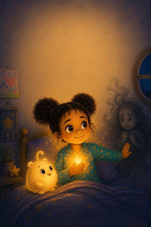 The Brave-Enough Spark — a Lumo Bedtime Book cover