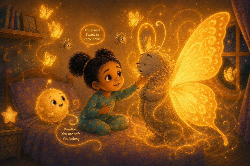 Interior spread from The First-Day Flutters