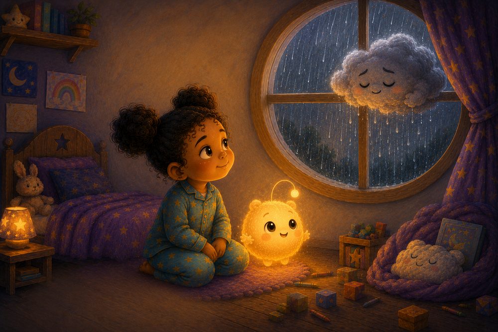 Interior spread from The Grumble Storm