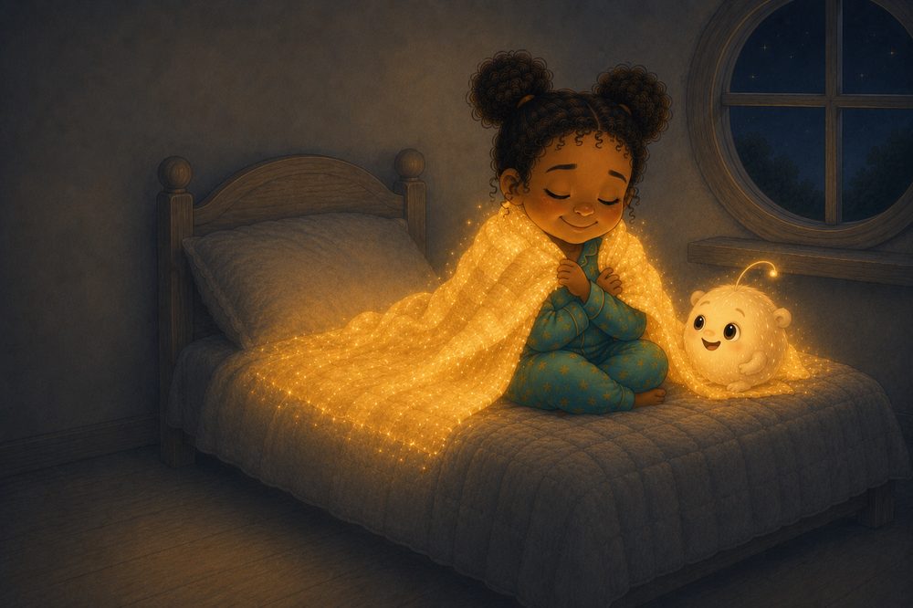 Interior spread from The Belonging Blanket