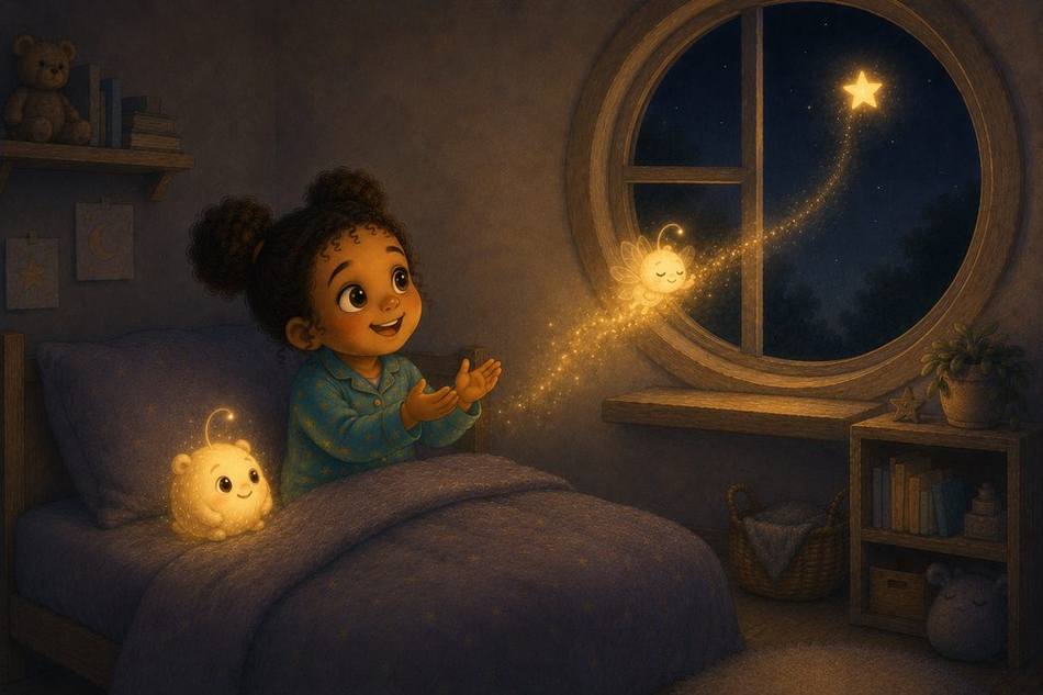 Interior spread from The Goodnight Glow