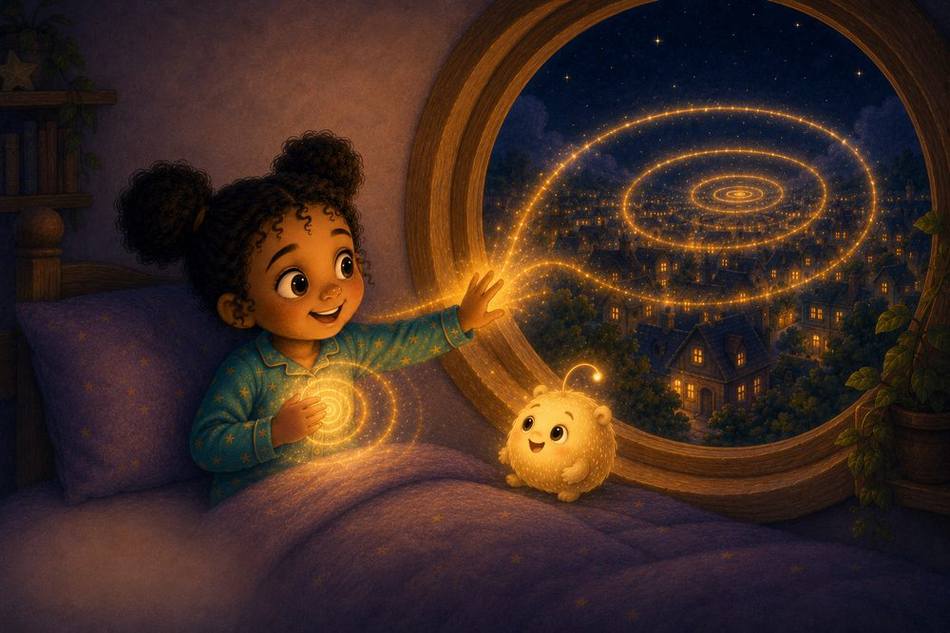 Interior spread from The Kindness Ripples